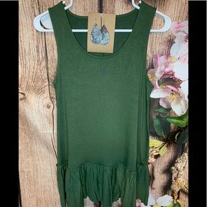 Ruffle Bottom Zenana Top